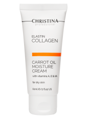 ElastinCollagen Carrot Oil Moisture Cream with Vitamins A, E & HA for dry skin